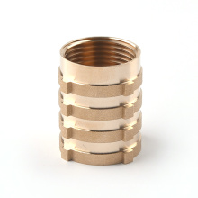 Copper Forged Parts Customized Hexagon Head Equal Brass Compression Fitting